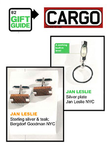 Jan Leslie Key Chain and Cufflinks - as seen in Cargo