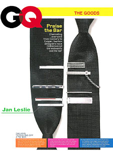 Jan Leslie Engraveable Tie Bar - as seen in GQ