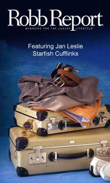 Jan Leslie Starfish Cufflinks - as seen in Robb Report